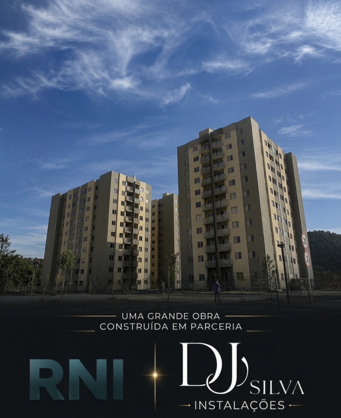 Empreendimento RNI — vista externa das torres residenciais